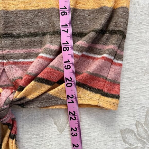 Texture and Thread by Madewell Striped Tie Top Shirt XS - Picture 7 of 15